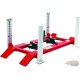 Manual Four-Post Lift in Red And White - Greenlight - 1/18 - 12888 - Passion Diecast 
