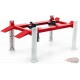 Élévateur à quatre colonnes en Rouge et blanc - Greenlight - 1/18 - 12888 - Passion Diecast 