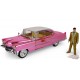 Cadillac Fleetwood Série 60 rose édition chromée, avec figurine d'Elvis Presley - GL 1/18 - 13723 Passion Diecast