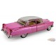 1955 Cadillac Fleetwood Series 60 Pink Cadillac Chrome Edition with Elvis Gold Suit Figure - GL 1/18 - 13723 Passion Diecast