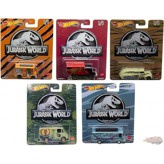Hot Wheels 1:64 Pop Culture 2022 Q Case Jurassic World Assortment - DLB45-946Q -  Passion Diecast