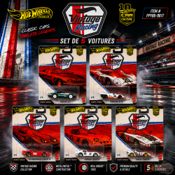Hot Wheels Car Culture 1:64 - 10th Anniversary 2026 - Vintage Racing - Release T - Set Of 5 Cars - FPY86-961T