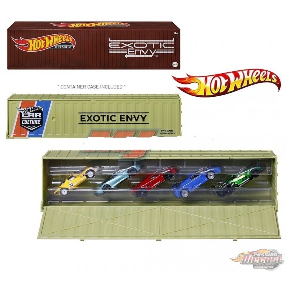Car Culture Hot Wheels Exotic Envy 2022 Container Bundle 5 Cars set 3 2022 - Hot-Wheels - 1/64 - HFF42