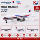 Malaysia Airlines Boeing 777-200ER "50 Years" / 9M-MRA / KJ Models / 1:200 / KJ-B772-089
