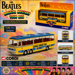 The Beatles - Magical Mystery Tour Bus - New pack design - Corgi 1:76 - CC42419 Passion Diecast