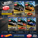 Hot Wheels 1:64 Vintage Grand Prix H 2025 Assortiment de 10 voitures - HRT81-956J Passion Diecast  