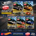 (Preorder) Hot Wheels 1:64 Vintage Racing Club Silver Series J 2025 Assortiment de 5 voitures - HRT81-956J