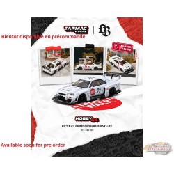 LB-ER34 Super Silhouette SKYLINE - Blanc - Tarmac Works - 1/64 - T64-104-WH Passion Diecast