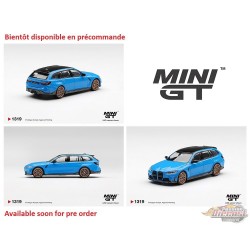 BMW M3 M Performance Touring Bleu Riviera - Mini GT - 1:64 - MGT01319 Passion Diecast