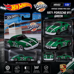 Vintage Grand Prix 2024 - 1971 Porsche 911 Vert  - Hot Wheels 1:64 -  HRV04