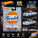 Pop Culture Vintage Oil  - 83 chevy silverado Gulf  - Hot Wheels 1:64 - GRL36