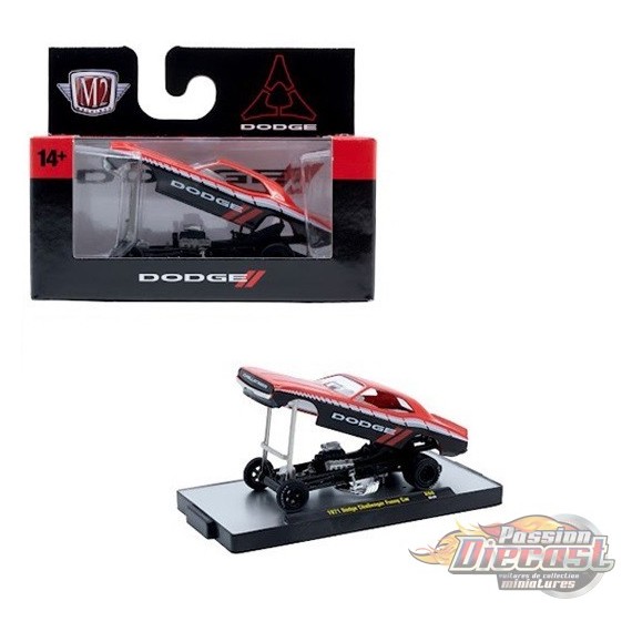 1971 Dodge Challenger Funny Car - Detroit-Muscle Release 96 - M2 Machine - 1:64 - 32600-96 D Passion Diecast