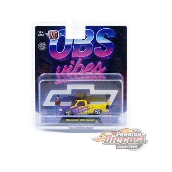 1990 Chevrolet C1500 Silverado - Diorama 2026 Release 21 - M2 Machine - 1:64 - 67500-21 D Passion Diecast