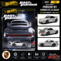 Fast & Furious - Porsche 911 Carrera RS 3.8 Silver   - Hot Wheels 1:64 - JBM03