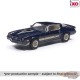 Chevrolet Camaro Z28 de 1980 - Bleu foncé métallisé/bande dorée - IXO Models - 1:64 - IA64018 Passion Diecast