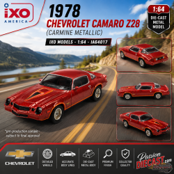 1978 Chevrolet Camaro Z28 - (Carmine Metallic) - IXO Models - 1:64 - IA64017