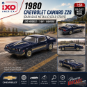 1980 Chevrolet Camaro Z28 - Dark Blue Metallic/Gold Stripe - IXO Models - 1:64 - IA64018