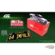 Chevrolet Impala SS 1964 Lowriders avec mini plaque en métal - Rose - 1/64 Greenlight - 51757 A
