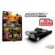 Chevrolet Impala SS cabriolet Lowriders 1964 avec mini plaque en métal - Noire - 1/64 Greenlight - 51757 B
