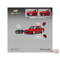 Pandem BMW M3 E30 - Rouge vif - CM Model - 1:64 - CM64-E30-05