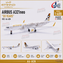 (Preorder) Ethiad Airways Airbus A321neo "20 Years" / A6-AEN /  JC Wings / 1:400 / XX40287