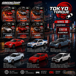 Tokyo Torque Series 10 - Assortiment - 1/64 Greenlight - 235110 - Passion Diecast
