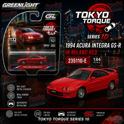 (Preorder) Acura Integra GS-R 1994 rouge Milano - Tokyo Torque Series 10 - 1/64 Greenlight - 235110 E