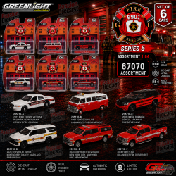 Fire Rescue Series 5 - Assortment - 1/64 Greenlight - 67070 Passion Diecast