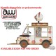 Sweet Tooths Ice Cream Truck - Twisted Metal - Hobby Exclusive - Auto World - 1/64 - AWSP240