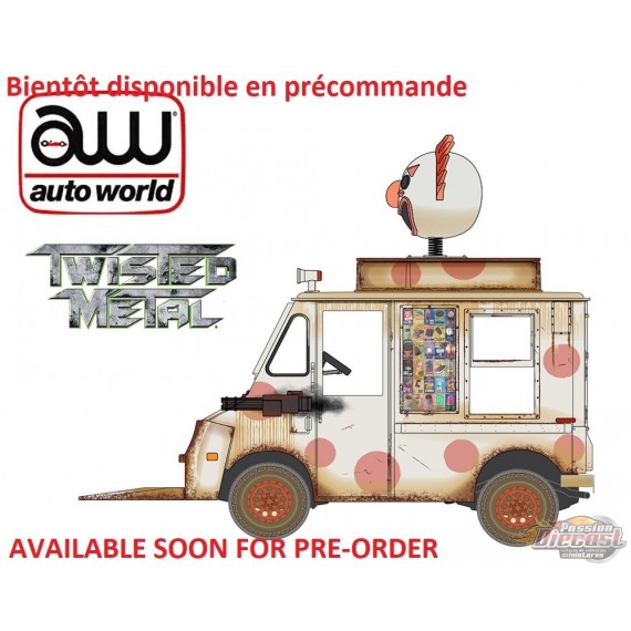 Sweet Tooths Ice Cream Truck - Twisted Metal - Hobby Exclusive - Auto World - 1/64 - AWSP240