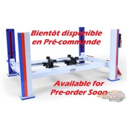Pont élévateur à quatre colonnes NHRA rouge, blanc et bleu - Greenlight - 1/18 - 13706 - Passion Diecast 