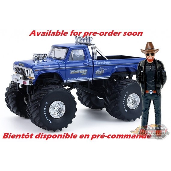 Bigfoot No.1 - 1979 Ford F-250 Monster Truck Figure - Hobby Exclusive - 1/64 Greenlight - 30544