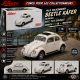 Volkswagen Beetle Kafer with opening roof, white, 1963 - Schuco - 1:18 - 18U00155