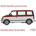 (Preorder) Chevrolet Astro Van 1985 bordeaux - Auto World Premium - 2026 Release 4A - Auto World - 1/64 - AW64572 A E
