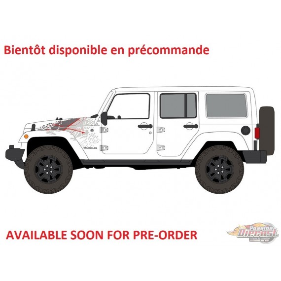Jeep Wrangler 2016 blanche - Auto World Premium - 2026 Release 4A - Auto World - 1/64 - AW64572 A B
