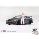 Nissan GT-R Nismo 2024 Tsukuba Production Car Lap Record avec figurine Matsuda - Mini GT - 1:64 - MGT01333 Passion Diecast