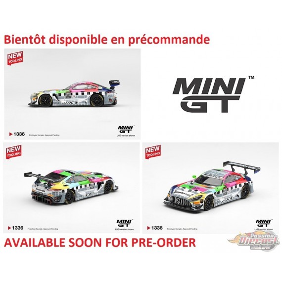 Mercedes-AMG GT3 No.888 Mercedes-AMG Team GMR Meguiars Bathurst 12 Hour 2025 - Mini GT - 1:64 - MGT01336 Passion Diecast
