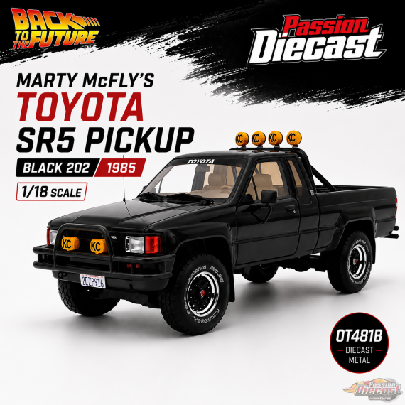  Marty McFly’s Toyota SR5 Pickup Black 202 1985 - 1/18 - OT481B