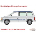 (Preorder) 1990 Plymouth Voyager Turbo Graveyard Gray & Blue - 2026 Premium Release 5B - Auto World - 1/64 - AW64582 F