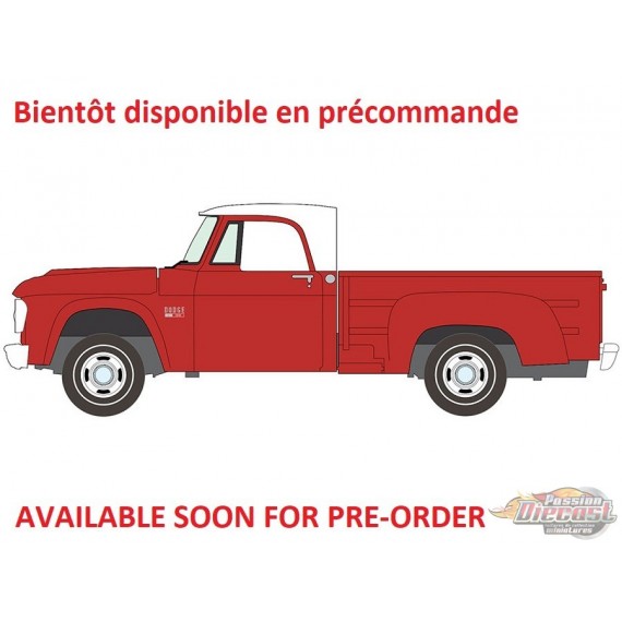 Dodge D100 Pickup rouge Toreador de 1969 - 2026 Premium Release 5B - Auto World - 1/64 - AW64582 B C