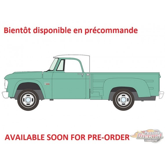 1969 Dodge D-100 Pickup Medium Green - 2026 Premium Release 5A - Auto World - 1/64 - AW64582 A C