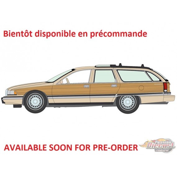 1995 Buick Roadmaster Wagon Light Driftwood Poly - 2026 Premium Release 5A - Auto World - 1/64 - AW64582 A B