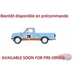 Ford SVT Lightning 1993 bleu Gulf bas de caisse orange - Release 3B 2026 GULF - Johnny Lightning 1/64 - JLCT022 B F