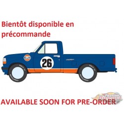 Ford SVT Lightning 1993 bleu Gulf bas de caisse orange - Release 3A 2026 GULF - Johnny Lightning 1/64 - JLCT022 A F