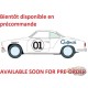 1964 VW Karmann Ghia White Orange Arrow - Johnny Lightning 1/64 - JLCT022 B E