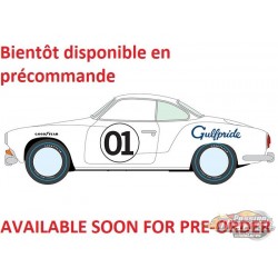 (Preorder) 1964 VW Karmann Ghia White Orange Arrow - Johnny Lightning 1/64 - JLCT022 B E