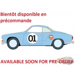 VW Karmann Ghia Bleu clair 1964 avec flèche orange - Release 3A 2026 GULF - Johnny Lightning 1/64 - JLCT022 A E