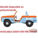 (Preorder) Ford Bronco 1966 Orange avec bas bleu clair - Release 3A 2026 GULF - Johnny Lightning 1/64 - JLCT022 A C