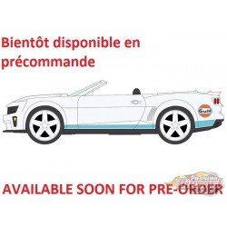 (Preorder) 2013 Chevy Camaro ZL1 Gulf White w/Blue & Orange - Release 3A 2026 GULF - Johnny Lightning 1/64 - JLCT022 A B