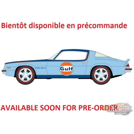 Chevrolet Camaro 1976 Bleu Gulf bleu Bande orange - Release 3A 2026 GULF - Johnny Lightning 1/64 - JLCT022 A A
